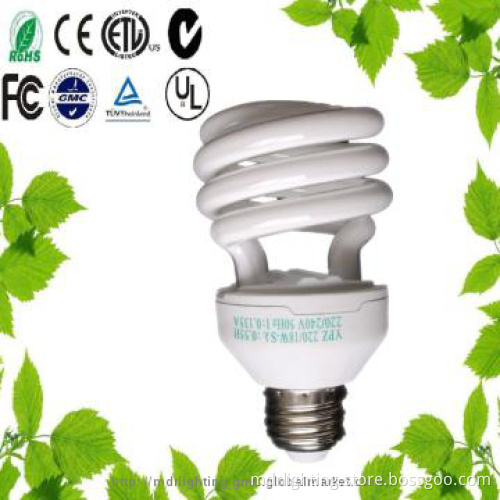 7W half spiral Low power CFL Energy Saving Lamps